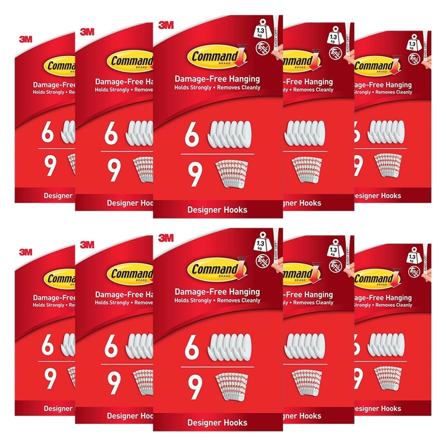Command Designer/Utility/Metal Hooks & Decorating Light Clips Christmas Hooks - Picture 44 of 58