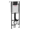 BUN/55950026/76949 Wirquin Initio Compact WC Frame with Black Flush Plate
