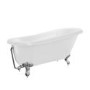 Traditional 1690mm Freestanding Slipper Bath Suite with Toilet & Basin - Park Royal