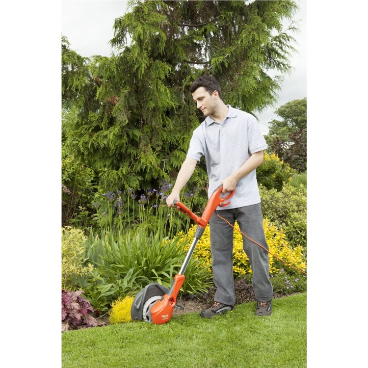Flymo Easi Glide 330 33cm Hover Corded Electric Lawnmower and Flymo Contour 650E 30cm Corded Grass Strimmer Set