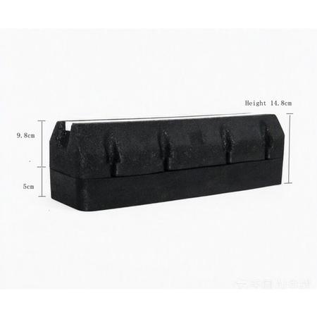 Bundle of 1 set of Rubber Floor Stand ACBFS600AR & 1 set of Base ACBFS600ARBase 600mm Length 145mm Height in total – For Air Conditioners & Heat Pumps up to 400 kg
