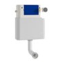 Albi Back to Wall Rimless Toilet with Soft Close Seat & Concealed Cistern With Chrome Push Button
