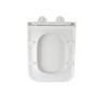 Albi Back to Wall Rimless Toilet with Soft Close Seat & Concealed Cistern With Matt Black Push Button