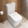 Close Coupled Rimless Closed Back Toilet with Soft Close Seat - Albi