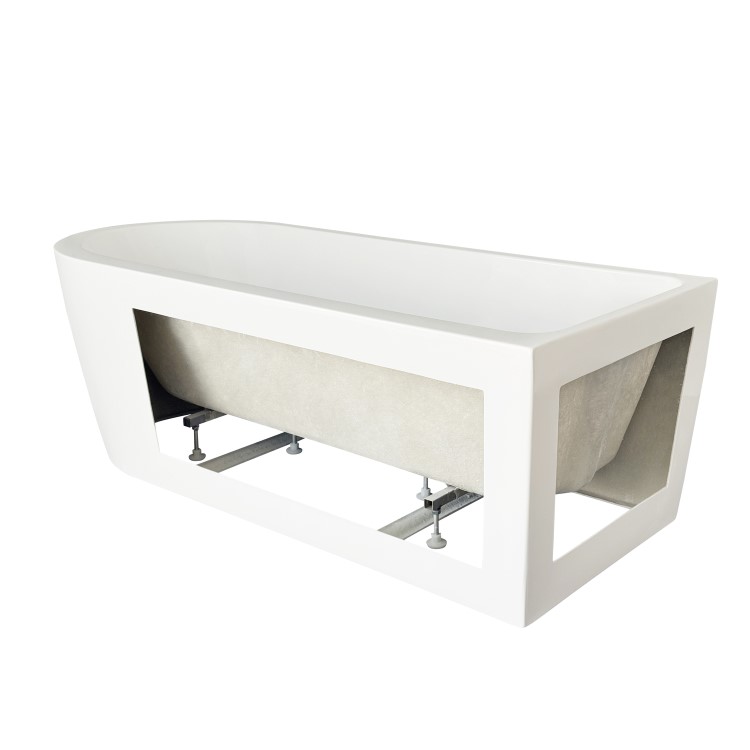 Freestanding Single Ended Left Hand Corner Bath 1800 x 800mm - Amaro