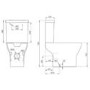 Chrome Freestanding Right Hand Shower Bath Suite with Toilet and Basin - Amaro