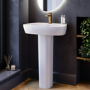 Brass Freestanding Right Hand Shower Bath Suite with Toilet and Basin - Amaro