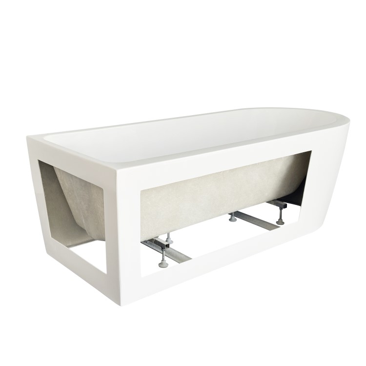 Freestanding Single Ended Right Hand Corner Bath 1800 x 800mm - Amaro