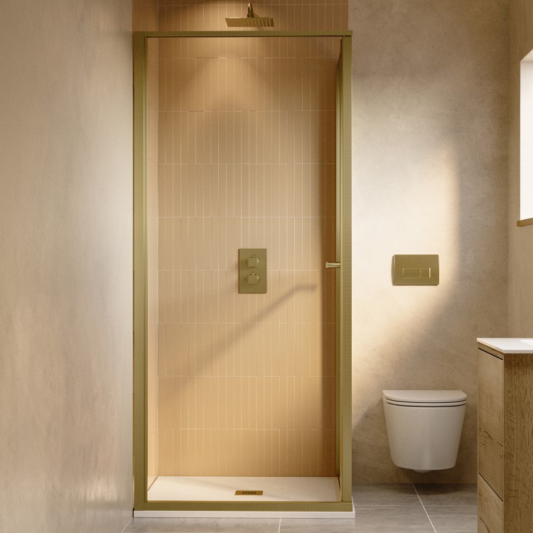 900x900mm Square Shower Tray 45mm - White Acrylic Stone Resin - Pearl