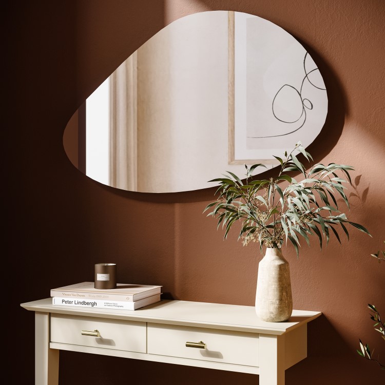 Pebble Frameless Wall Mirror 50cm x 80cm - Apollo