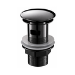 Black Chrome Click Clack Slotted Basin Waste - Arissa