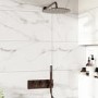 Brushed Bronze 2 Outlet Thermostatic Mixer Shower Set with Hand Shower & Overhead Shower  – Arissa