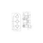 Chrome 3 Outlet Wall Mounted Thermostatic Mixer Shower Set With Hand Shower and Bath Filler Spout - Arissa