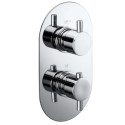 BeBa_26810 Chrome 2 Outlet Concealed Thermostatic Shower Valve with Dual Control - Flow