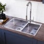 Aria 1.5 Bowl & Malvern Kitchen Mixer Tap