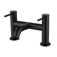 GRADE A1 - Black Bath Mixer Tap - Arissa