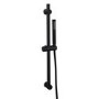 Black Single Outlet Thermostatic Mixer Shower Set with Hand Shower - Arissa