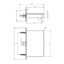 ONLY OPENED - Black Wall Mounted Bath Mixer Tap - Zanda