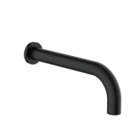 Matt Black Wall Mounted Bath Spout - Arissa Matt Black Wall Mounted Bath Spout - Arissa