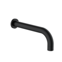 Matt Black Wall Mounted Bath Spout - Arissa