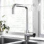 Aria Single Bowl & Elwood Chrome Kitchen Mixer Tap
