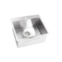 Aria Single Bowl & Elwood Chrome Kitchen Mixer Tap