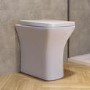 Back to Wall Rimless Comfort Height Toilet with Soft Close Seat - Austin