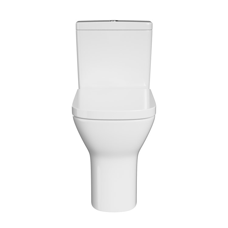 Close Coupled Rimless Closed Back Toilet with Soft Close Seat - Austin
