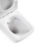 Wall Hung Rimless Toilet with Soft Close Seat, Brushed Brass Pneumatic Flush Plate, 1168mm Frame & Cistern – Palma