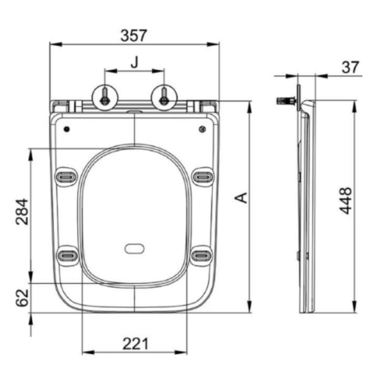 Wall Hung Rimless Toilet with Soft Close Seat, Chrome Pneumatic Flush Plate, 1168mm Frame & Cistern – Palma