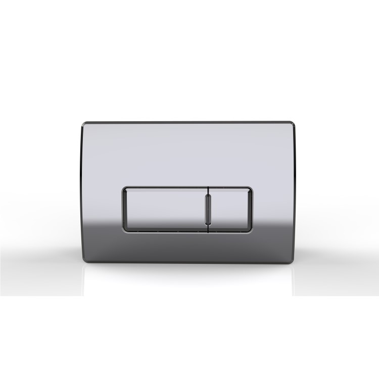 Wall Hung Rimless Toilet with Soft Close Seat, Chrome Pneumatic Flush Plate, 1160mm Frame & Cistern - Austin