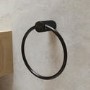 3 Piece Black Knurled Bathroom Accessory Set - Arissa