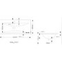 600mm White Freestanding Vanity Unit with Basin - Avebury