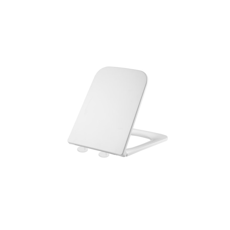 1100mm Beige Left Hand Toilet and Sink Unit with Square Toilet and Chrome Fittings - Bali