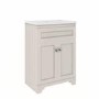 600mm Beige Freestanding Vanity Unit with Basin – Baxenden