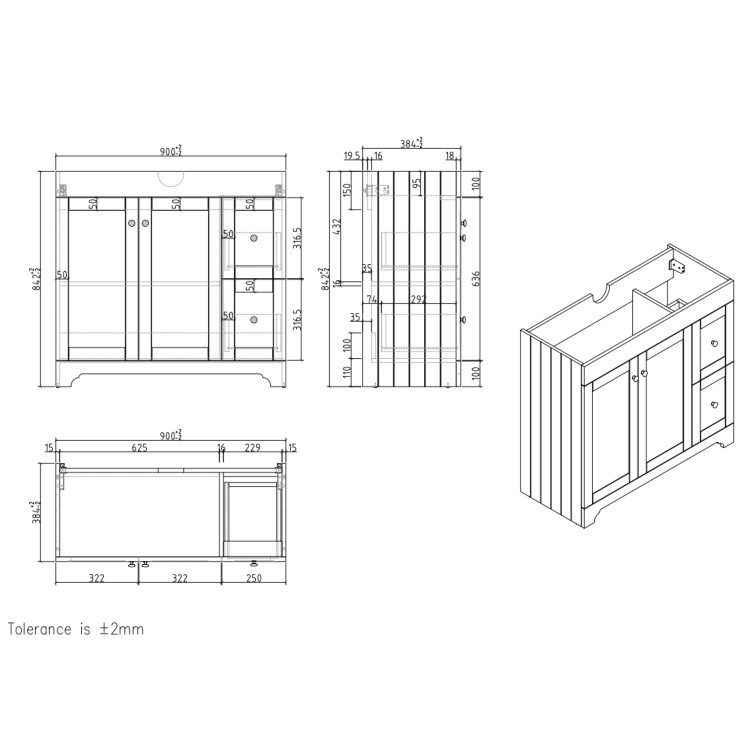 1400mm Beige Toilet and Sink Unit with Traditional Toilet – Baxenden