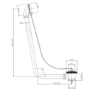 Brushed Brass Exposed Bath Waste & Brushed Brass Exposed Bath Trap - Park Royal