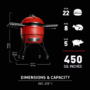 Kamado Joe Big Joe I Charcoal BBQ with Adventurer Pack