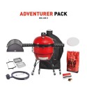 BUN/BJ24RHC/97139 Kamado Joe Big Joe II Charcoal BBQ with Adventurer Pack