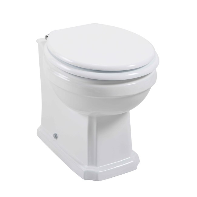 Taylor & Moore Traditional Back to Wall Toilet with Soft Close Seat