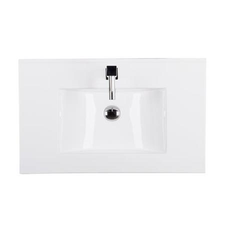 750mm Floorstanding Vanity Basin Unit - Drawers & Doors - White - Aspen Range
