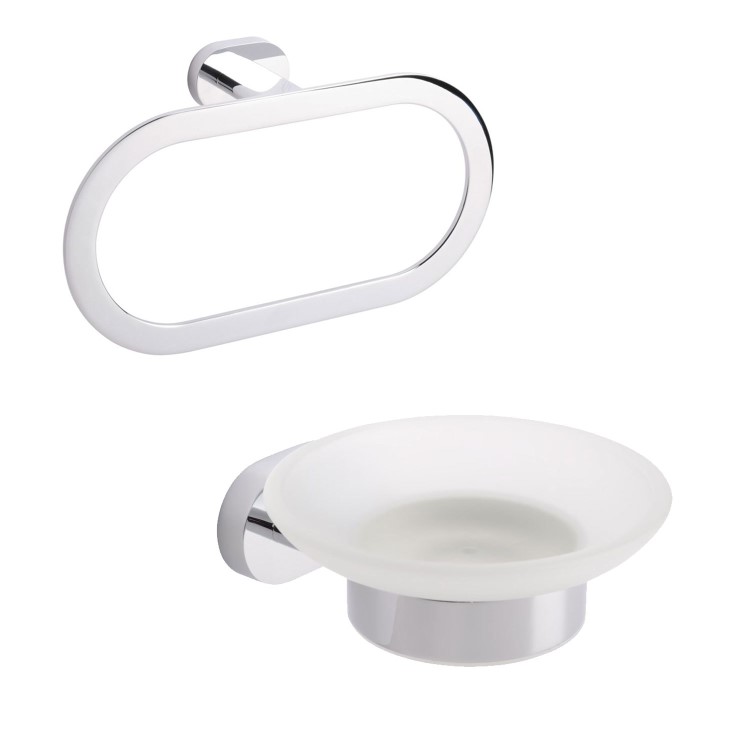 Veneto 3 Piece Bathroom Accessory Pack