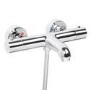 Rina Slide Shower Rail Kit with Focus Wall Valve & Bath Mixer