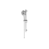 Chrome Concealed Shower Mixer with Dual Control &amp; Round Handset - EcoStyle