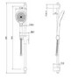Chrome Concealed Shower Mixer with Dual Control & Round Handset - EcoStyle