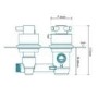 Chrome Concealed Shower Mixer with Dual Control & Slim Square Ceiling Mounted Head - EcoStyle