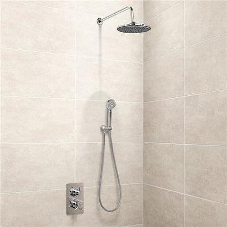 EcoStyle Concealed Dual Control Shower Valve with Diverter handset and head