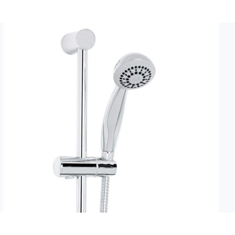Concealed Thermostatic Mixer Shower with Slim Wall Mounted Shower Head & Handset - EcoStyle