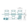 Triple Outlet Concealed Thermostatic Shower Valve With Diverter- EcoStyle Range 