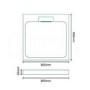 Square Low Profile Shower Tray 800 x 800mm - Elusive